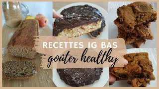 Goûter healthy - recettes faciles de collation saine pour rééquilibrage alimentaire et régime IG bas