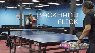 Backhand Flick #tabletennis #pingpong