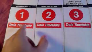 My NYC Subway Timetables.