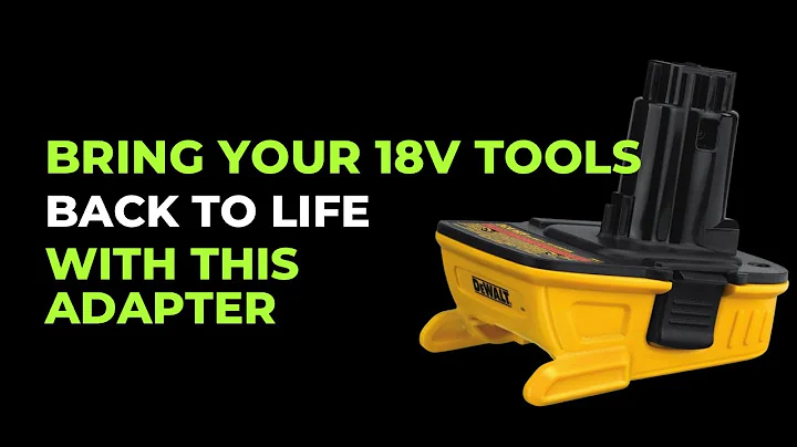 Dewalt 18v to 20v adapter review