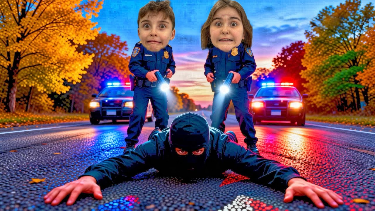 ŞAŞKIN HIRSIZ VİLLAYA GİRDİ!? ESLEM YUSUF POLİS OLDU HIRSIZI YAKALADI !? 