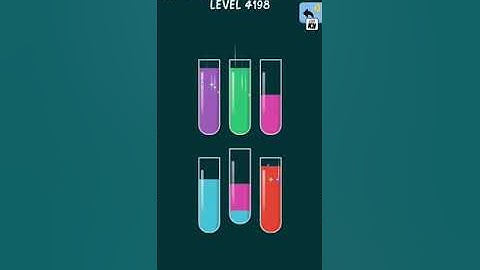Water Color Sort Level 4196 4197 4198 4199 4200 WalkThrough Solution Gameplay