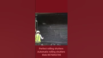 Motorised rolling shutters #construction #rollingshutter #rollershutter