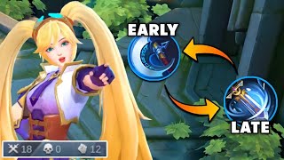 LAYLA NEW ONE SHOT BUILD🔥 NEW BROKEN FIRST ITEM FOR EARLY AND LATE GAME DAMAGE HACK | MLBB