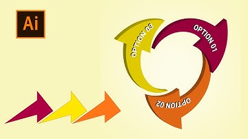 Arrow Circle Logo in illustrator