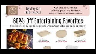 Pampered Chef AWESOME February 35% off LAST CHANCE SALE & Host & Guest Specials!