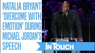 Kobe And Vanessa Bryants Daughter Natalia Overcome With Emotion During Michael Jordans Speech