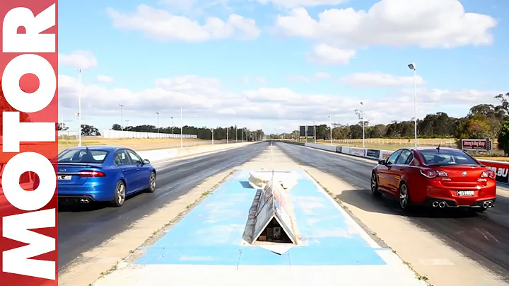Ford Falcon XR8 vs HSV Clubsport R8 LSA drag race
