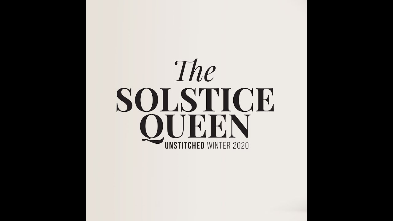 ÉLAN Winter Unstitched 2020 'Solstice Queen' Dress up