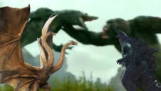 Kong vs. Skullcrawler fight scene - (Godzilla: King of the Monsters Antartica Battle Style)