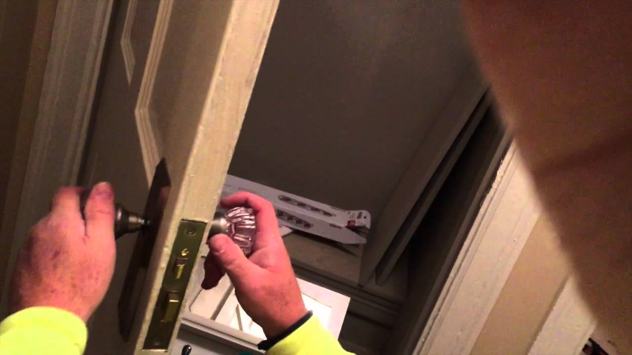How to Change an Antique Door Lock YouTube
