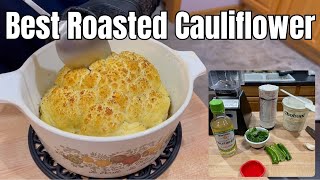 A Better Way to Roast Cauliflower, along with Basbaas (Somali chile sauce)