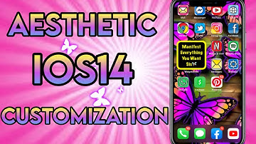 iOS 14 HOME SCREEN SET-UP HOW TO MAKE YOUR IPHONE AESTHETIC|STEP-BY-STEP|HOMESCREEN #ios14