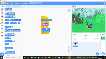 Lập trình Scratch-Bài 1. Tạo nhân vật và tạo chuyển động cho nhân vật