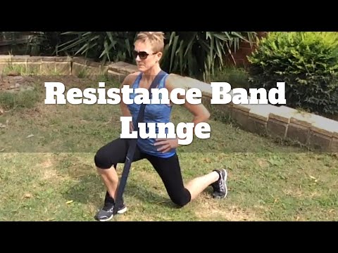 How To Use Resistance Bands For Lunges