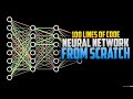 Neural Network from Scratch without ML libraries | 100 lines of Python code