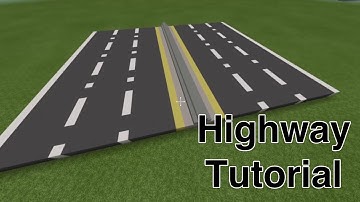 How to build a Highway in Minecraft // Minecraft Freeway Tutorial