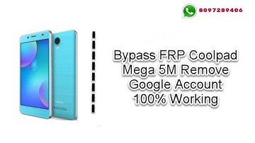 Coolpad Mega 5M 1804 Pattern Unlock | Pin Unlock | FRp Unlock | Flashing