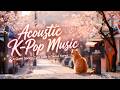 Around the World | A Quiet Spring Café Lane in Seoul, Korea • Acoustic K Pop BGM