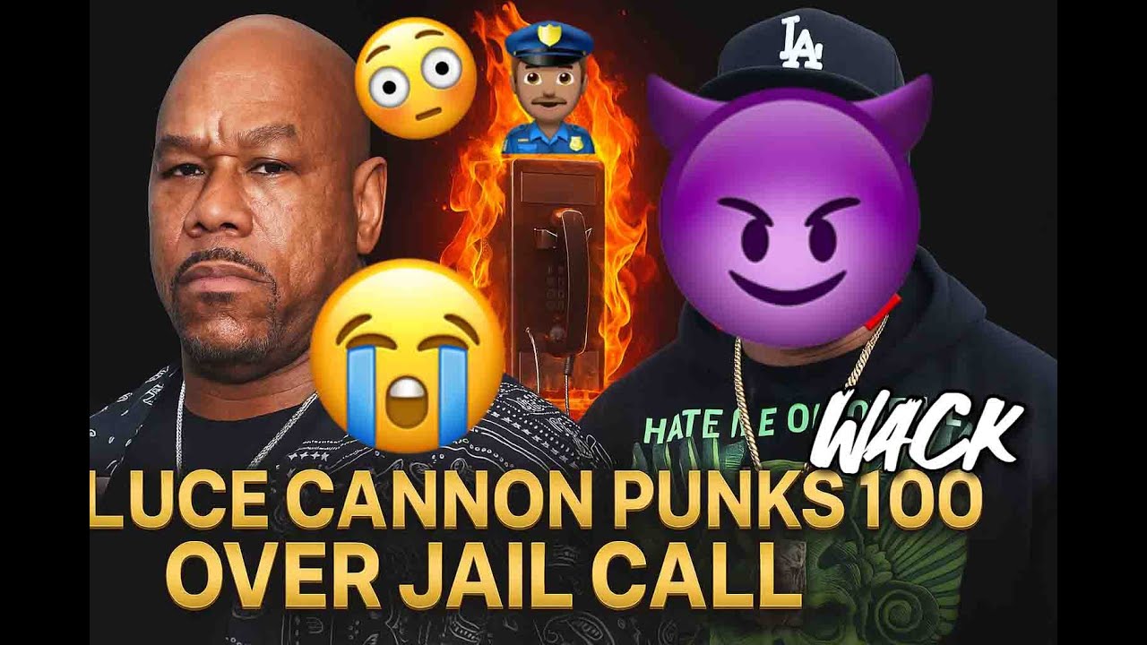 WACK 100 GETS PUNKED BY LUCE CANNON OVER JAIL CALL! LOL! CRAZY VIDEO #REACTION