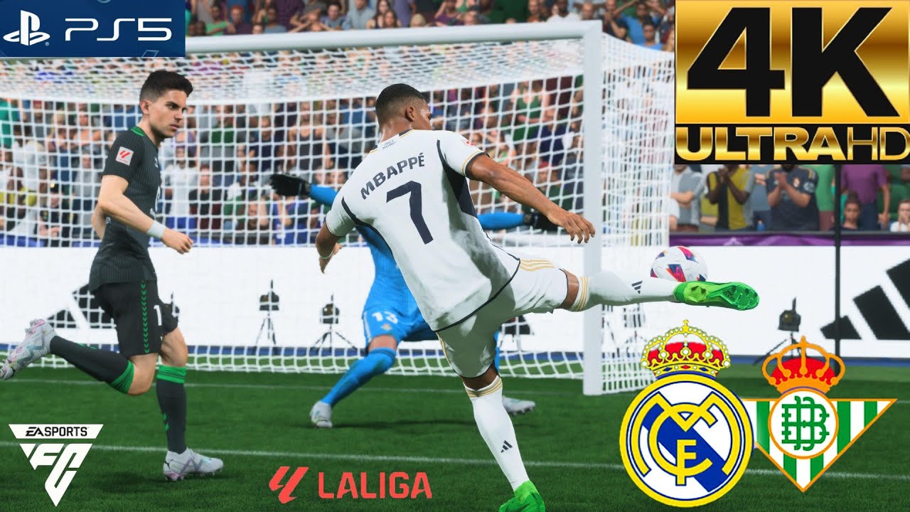 FC 24 - REAL MADRID VS REAL BETIS - LA LIGA 2024/25 - ULTRA REALISM 4K ...