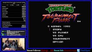 Teenage Mutant Ninja Turtles Tournament Fighters (NES) Speedrun in 6:03