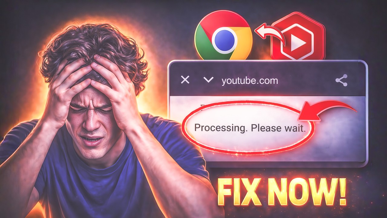 YouTube Studio Processing Please Wait Fix This Glitch 2026 - YouTube