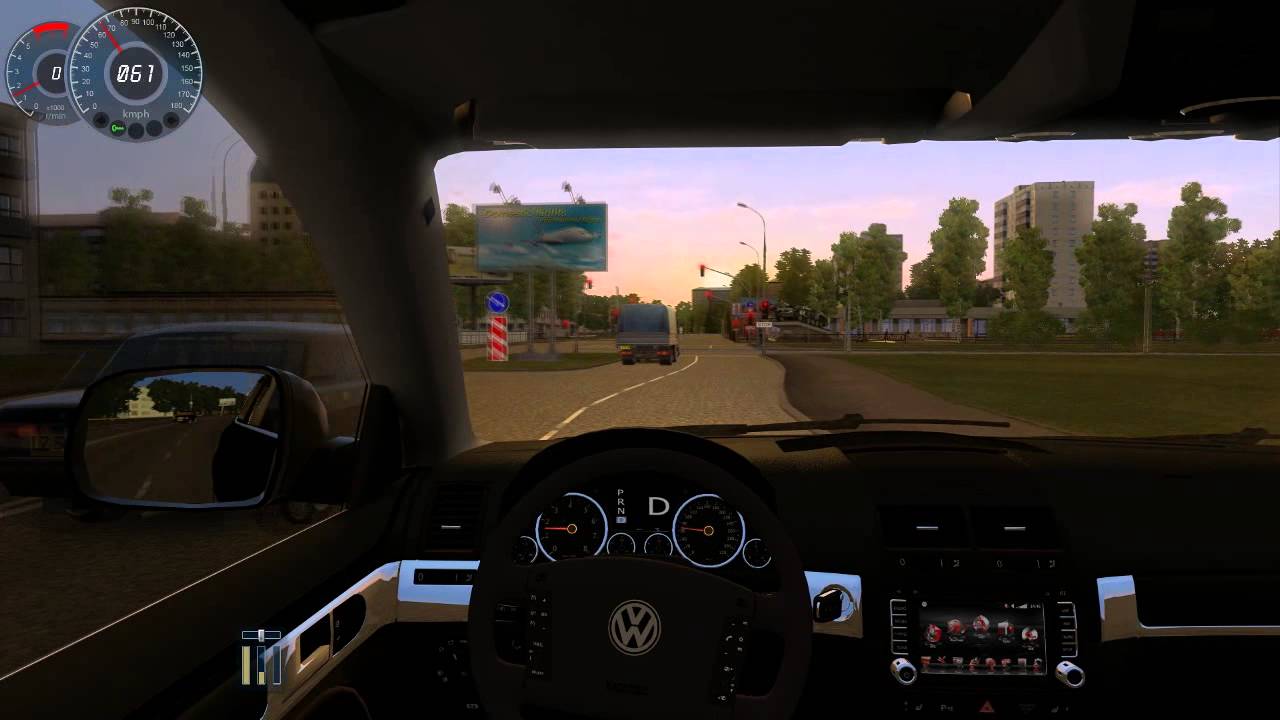 City car driving volkswagen City car driving volkswagen