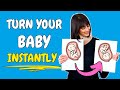 How to naturally turn a breech baby INSTANTLY with breech baby turning exercises and moxibustion