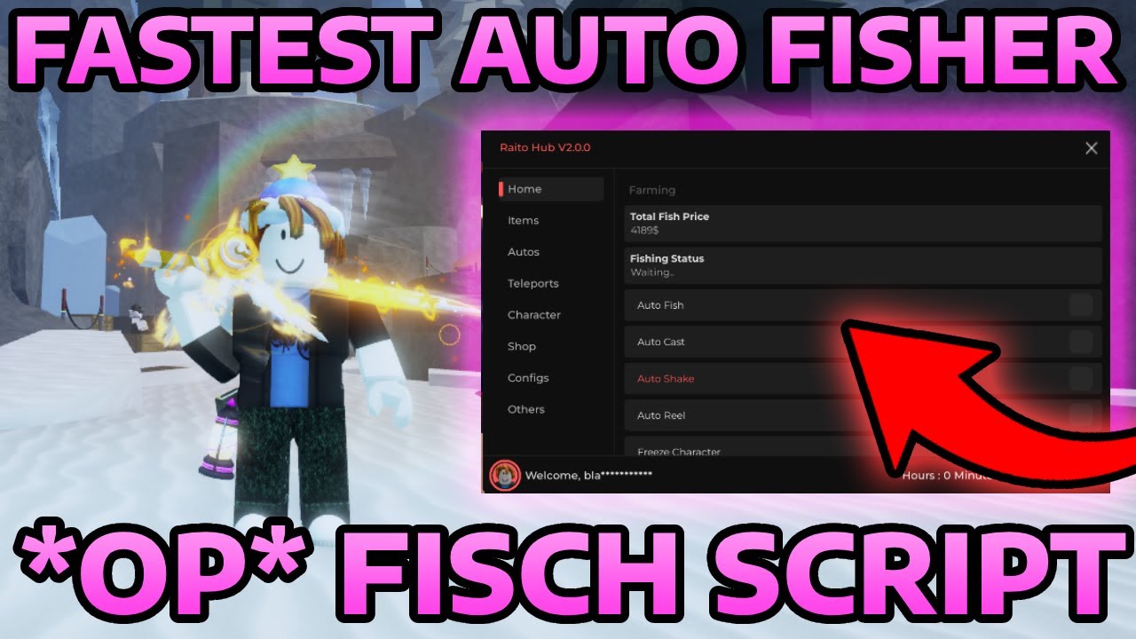 Fisch Script Auto Rot *NEW* FISCH Script with FASTEST Auto Farm, Auto Sell & TELEPORT (No Key ...