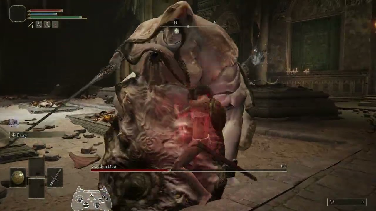 Godskin Duo True RL1 No weapon upgrade/consumables/infusions/sleep/status effects