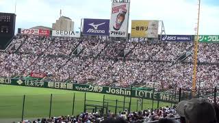 9回〜試合終了〜校歌斉唱 三本松vs下関国際 2017年8月13日 阪神甲子園球場 第99回全国高校野球選手権大会 夏の高校野球