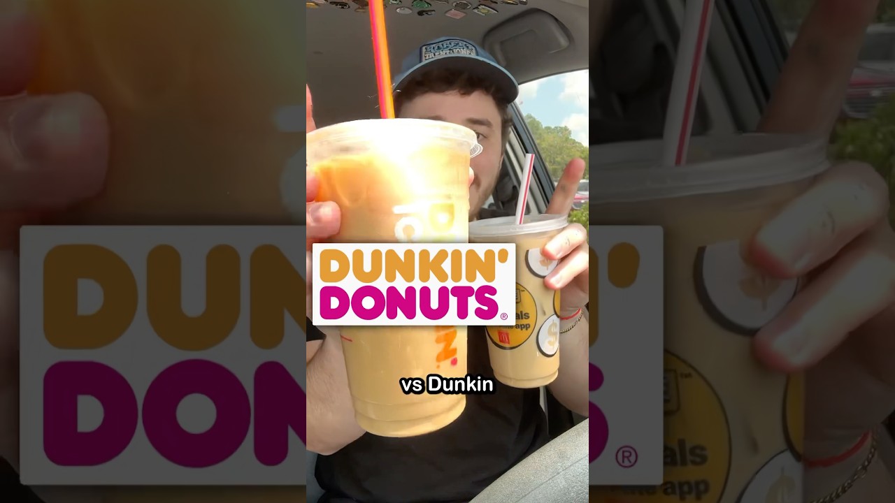 McDonald’s vs. Dunkin Iced Coffee!
