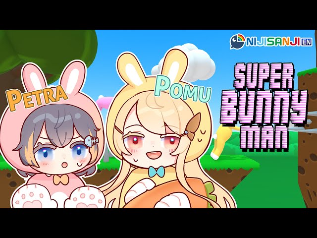 【SUPER BUNNY MAN】bunny girls with Petra!!【NIJISANJI EN | Pomu Rainpuff】のサムネイル