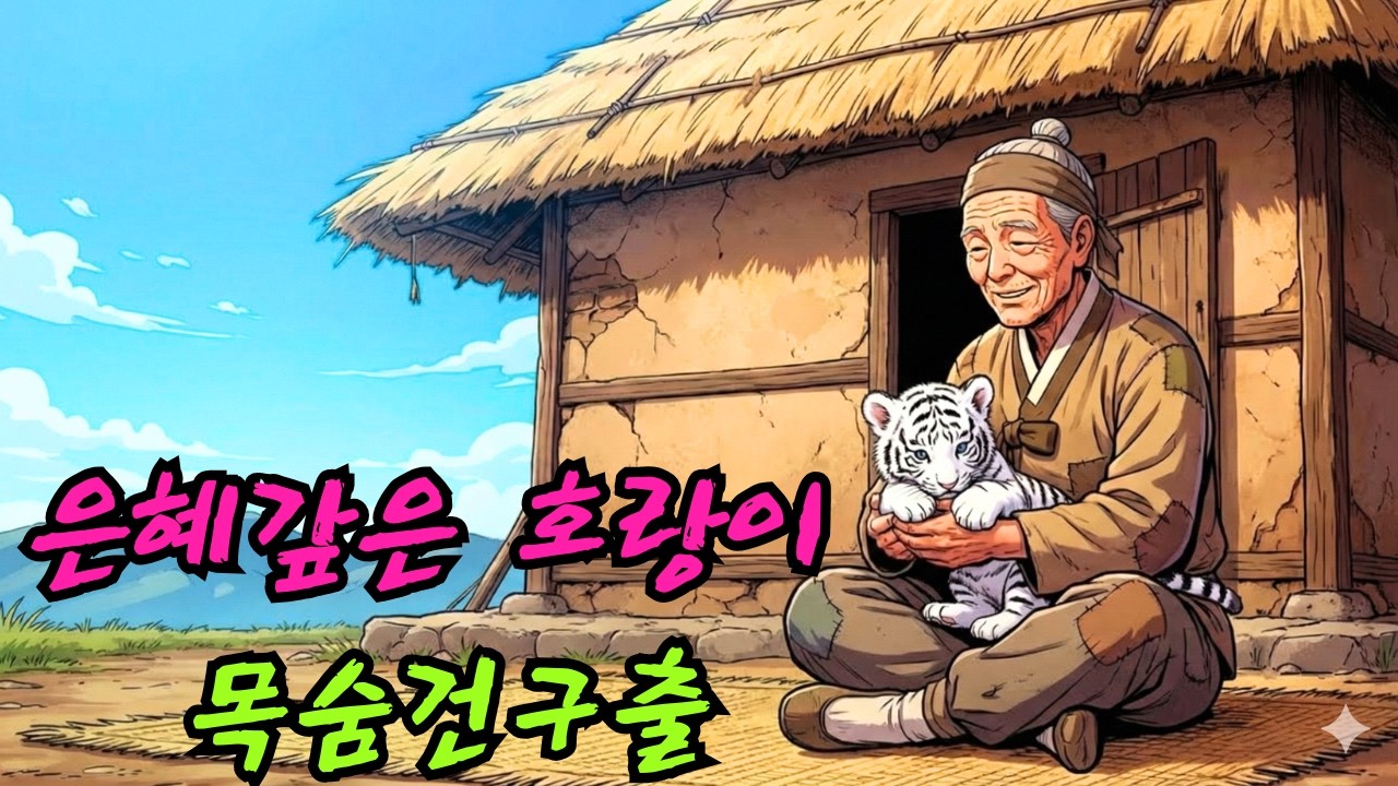 호랑이 한 마리가 오래전에 자신을 도와준 노인을 구하기 위해 목숨을 걸었습니다.|민담 |전설 |설화 |옛날이야기 |오디오북