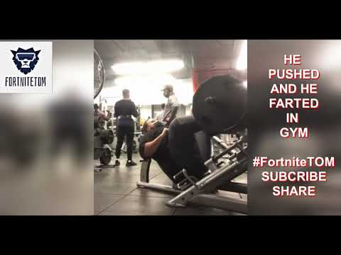 BIG GUY FARTS LOUD IN THE GYM,Try Not To Laugh #FortniteTOM