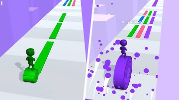 Layers Roll Game 🌈👮🏻‍♂️💕 Gameplay All Levels Walkthrough iOS, Android New Game 3D ProGames