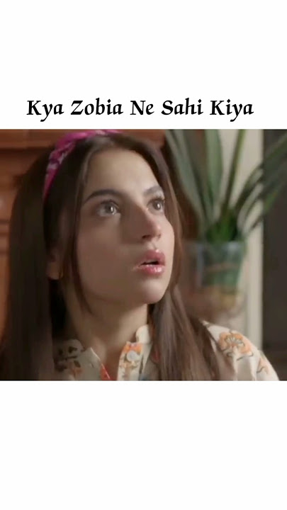 Kya Zobia Ne Sahi Kiya 💔#shorts #dannanermobeen #sadstatus #pakistanidrama #mohhabatgumshudameri