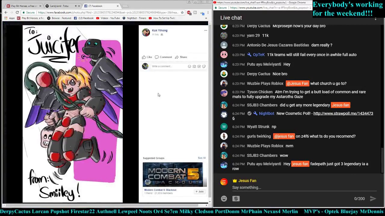 Raid 4 Heroic w/ McProseph: Grind, Grind, then Grind some more! -  (Bit Heroes)