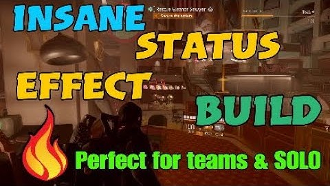 INSANE STATUS EFFECT BUILD | Division 2  #Division2 #PvE #CCbuild #VileMask #TU10 #Solo