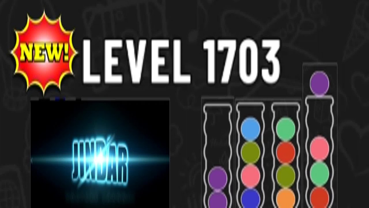Ball Sort Puzzle Level 1703 - YouTube
