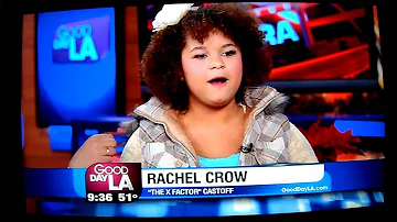 X-Factor Rachael Crow the Morning after Elimination on Fox 11 News