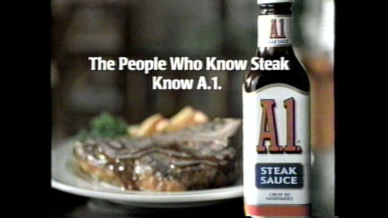 Vintage A1 Steak Sauce commercial 2000 YouTube