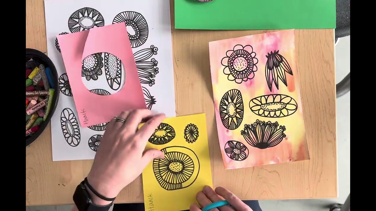 Spring Flowers drawing flowers