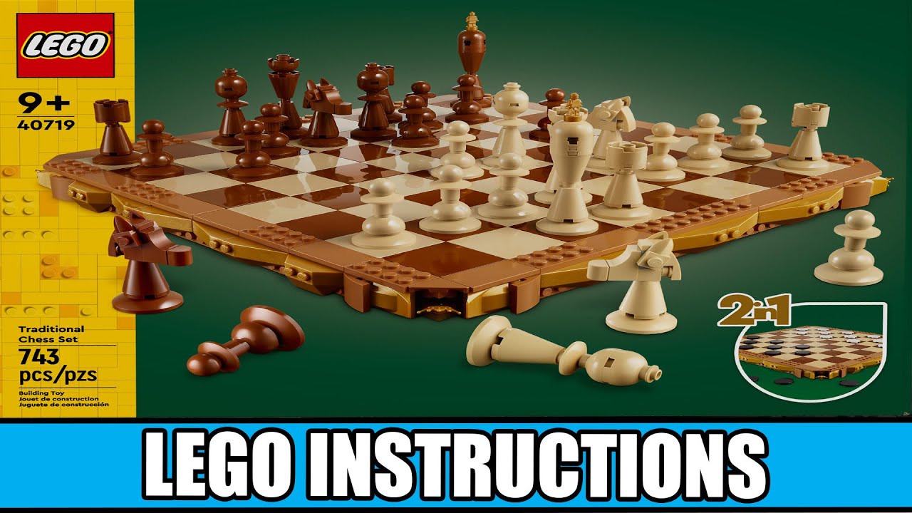 LEGO Instructions - Miscellaneous - 40719 - Traditional Chess Set