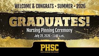 Summer Commencement, Nursing Pinning Ceremony - July 29, 2026