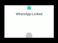 Lock Whatsapp with Fingerprint!