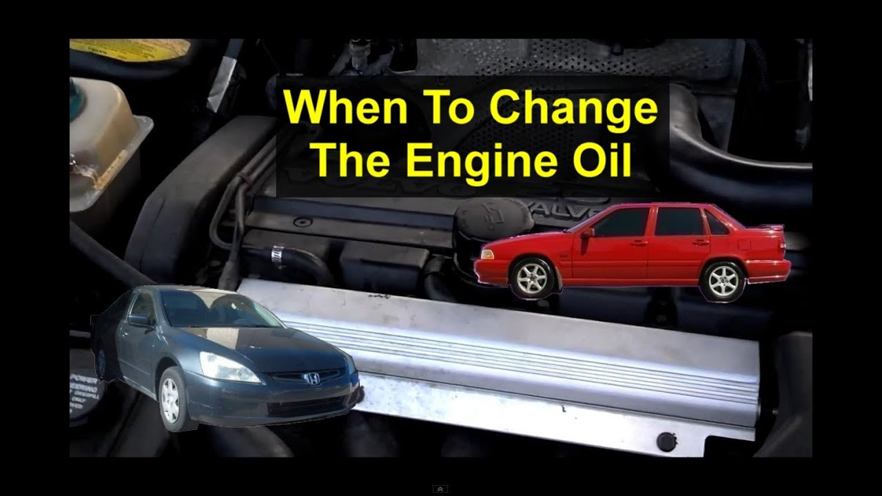 When or how often should you change the oil in your car or truck. Oil