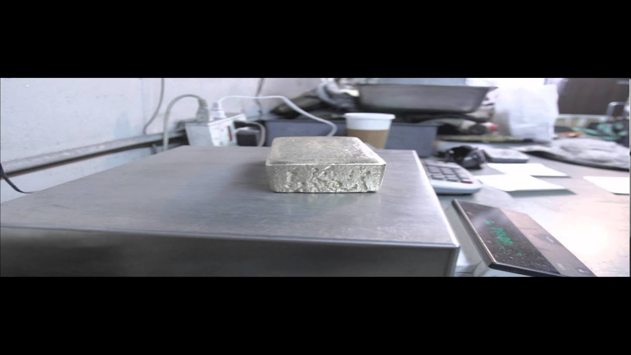 Weighing Refined Gold Bars - Manhattan Gold & Silver