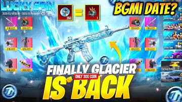 BGMI M416 GLACIER LUCKY SPIN DATE ? BGMI NEXT PRIZE PATH | BGMI 4.2 UPDATE | M416 GLACIER RETURN? 